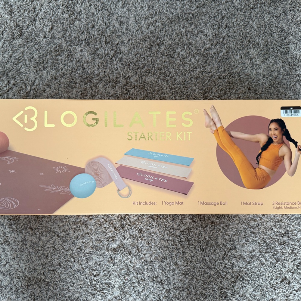 Blogilates Starter Kit with Yoga Mat and Accessories
